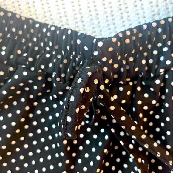 Black Polka Dot Shorts - Picture 4 of 5